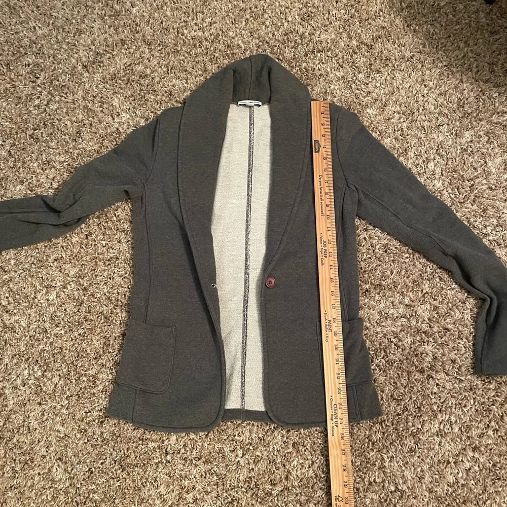 James Perse Blazer Sweater 4 XL French terry gray - Picture 10 of 10